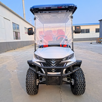 Voiturette de golf électrique, véhicule de mobilité personnelle 4 places, buggy de tourisme pour villas de luxe
