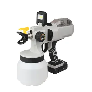 Velocidade Variável de alta Qualidade Máquina de Tinta Spray Arma Pulverizador Pintura Airless Spray De LED Com Escova Do Motor