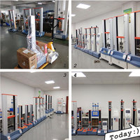 Máquina de Ensayo de Tracción Universal Electrónica de Doble Columna con Extensómetro de Gran Capacidad, Probador de Resistencia de Metal, Plástico y Caucho