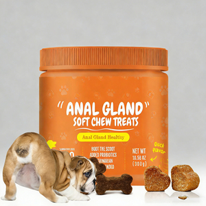 Suplementos para Glándulas Anales de Mascotas en Oferta, Golosinas Masticables Suaves con Sabor a Carne de Res para Perros, Enzimas Digestivas con Calabaza - Product Image 1