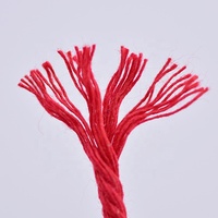 Tali Macrame 3Mm 4 Untai Tali Katun Putar Tali Lembut untuk Gantungan Tanaman Buatan Tangan Membuat Kerajinan Seni Dinding dan Proyek DIY