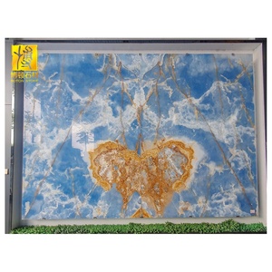 Tấm ốp tường đá tự nhiên BOTON STONE, đá <span class=keywords><strong>Onyx</strong></span> xanh Pakistan xuyên sáng, kiểu ghép cạnh, dùng làm đèn nền - Product Image 2