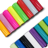Vinilo Termotransferible de PU para Prendas de Vestir, 50CM*25M, Varios Colores, Venta al Por Mayor de Fábrica