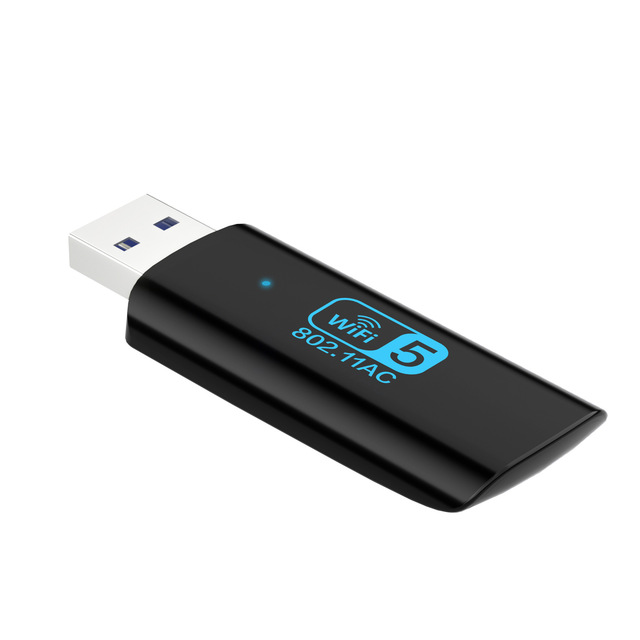 1300mpbs Usb 3.0 Wifi 6 Dongle 802.11b/g/n/ac Long Range Wireless Network Cards Rtl8812cu Wifi Adapter for Print Server