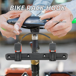 Nouveau support de vélo réglable et détachable de haute qualité avec revêtement en poudre, crochet de porte-bagages pour sacoche de vélo, capacité de charge de 50 kg, fixation sur le <span class=keywords><strong>coffre</strong></span> - Product Image 1