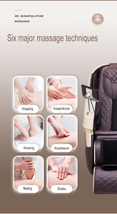 Silla de masaje de lujo 4D de cuerpo completo, silla de masaje de presión de aire de gravedad cero, de alta calidad, con silla de Spa para pies, para masaje, para el cuerpo, para el cuerpo, para el 2 de la semana - Product Image 6