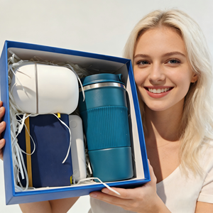 Ensemble cadeau d'entreprise personnalisé : humidificateur, carnet, gobelet, support de téléphone - Product Image 5