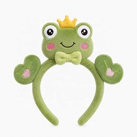 Diadema de Felpa Suave de Alta Calidad con Diseño Personalizado de Rana, Prototipado Profesional de Producto Real a Partir de Ilustraciones, Banda para el Cabello Suave