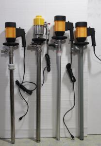 HD elektrik 220V baja tahan karat fluks Asam pompa Drum barel untuk sabun cair dengan aliran meteran pistol - Product Image 2