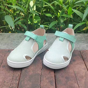 Mocassins pour bébés en <span class=keywords><strong>cuir</strong></span> à lanière en T avec goutte d'eau semelle creuse et souple chaussures pour garçons et filles pantoufles pour bébés premiers marcheurs tout-petits - Product Image 4