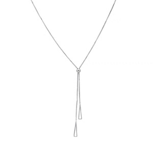 Alloy Long Sweater Chain Necklace Geometric Triangle Style Silver Gold Women's Jewelry Daily Wear Fashion Pendant Necklaces - Product Image 5