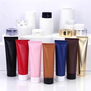Tube souple cosmétique en plastique mat, impression personnalisée, pour crème pour les mains, nettoyant visage, emballage de produits de soin de la peau - Product Image 1