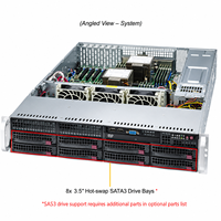 Serveur en rack d'entreprise Supermicro SYS-620P-TRT 2U double processeur Xeon Scalable DDR4 SAS SATA pour centre de données
