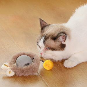 Elektrisch Intelligente Interactieve Kat & Hond Plagen Bal Zelfvermakelijk Huisdier Speelgoed Met Lichte Functie Verlicht Verveling - Product Image 1