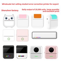 Printer Label Thermal Mini Portabel X15 Model Perdagangan Luar Negeri Terlaris untuk Koreksi Kesalahan Siswa dengan Antarmuka Tipe-C