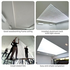 Pellicola di qualità superiore del soffitto di tratto in Pvc pellicola del soffitto di tratto pellicola del soffitto di tratto Pvc centro commerciale, Hotel, <span class=keywords><strong>concessionaria</strong></span> auto - Product Image 3