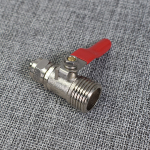 Robinet à bille en métal, connecteur de distributeur d'eau à filetage mâle 4 à 3 points, accessoire de robinet pour purificateur d'eau - Product Image 1