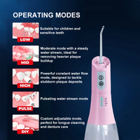 7 Conseils pour Plusieurs Utilisateurs et Besoins : Hydropulseur Dentaire pour le Nettoyage des Dents, des Gencives, des Appareils Orthodontiques, Soins Dentaires, Alimentation Électrique avec 5 Modes