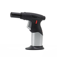 Torche chauffante de camping Pistolet à air et flamme au butane pour pulvérisation de cuisson