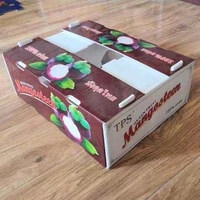Caisses de stockage durables empilables en nid d'abeille blanc poly creux Coroplast Boîte d'emballage d'expédition en plastique ondulé pour fruits de mer