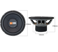 Subwoofer de voiture 1200W à prix d'usine, accessoires électroniques pour voiture, subwoofer de compétition original de 12 pouces