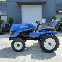 Tractor de la Marca HUAXIA 4x2 de 12hp, 15hp, 16hp, Mini Tractor Agrícola, Tractor con Motor Diésel