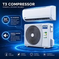 Climatiseur mural split à compresseur AUX T3, technologie DC Inverter, économie d'énergie, 18000 BTU, pour zones tropicales