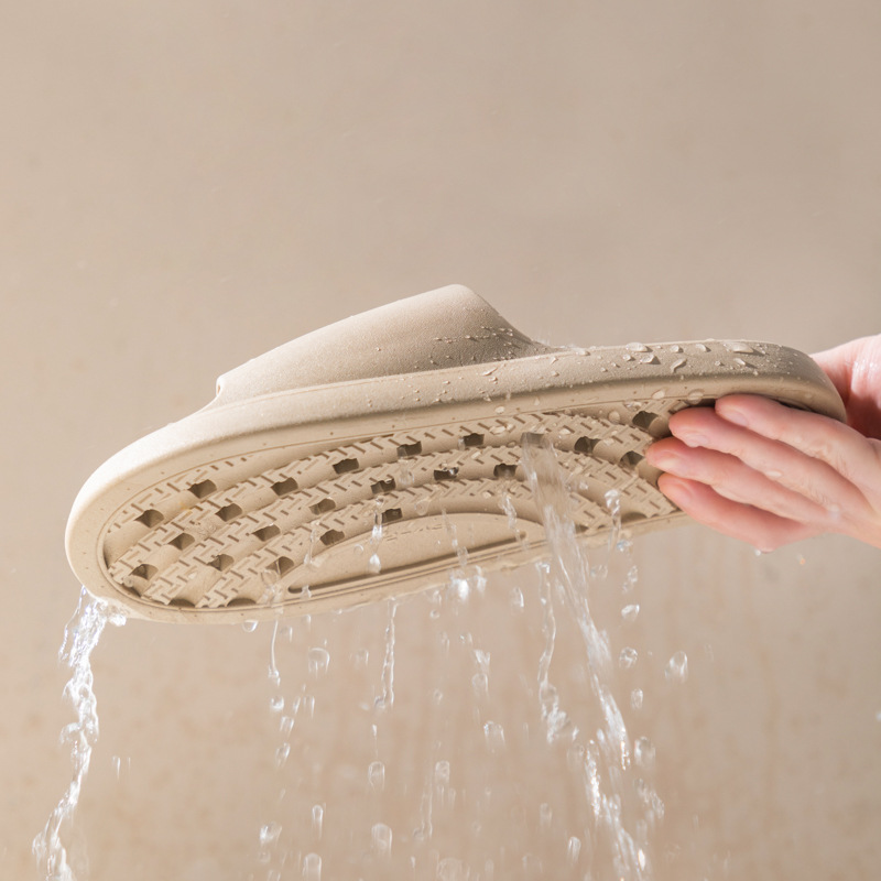 2023 Bathroom Slippers for Women Men EVA Slides Anti-slip Ladies Bath Shoes