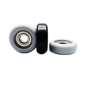 Polea <span class=keywords><strong>de</strong></span> rueda <span class=keywords><strong>de</strong></span> plástico para puerta y ventana, rodillo con rodamiento <span class=keywords><strong>de</strong></span> 626/606/607/608zz - Product Image 1