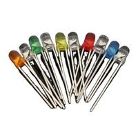 ODM New PENPOS F3 3Mm LED Diode Light Assorted Kit Hijau Biru Putih Kuning Merah Oranye KOMPONEN DIY Kit