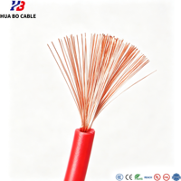 Fil de connexion électronique haute tension isolé en PVC, cuivre étamé UL10269