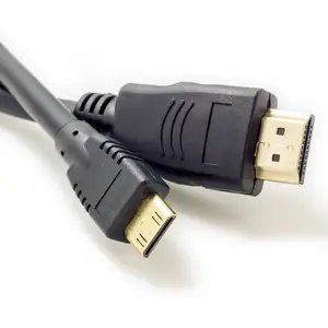 高速5英尺1.5米V1.4公到公HDMI到微型HDMI电缆迷你HDMI电缆1米1080p 1440p，适用于高清电视PS3 XBOX 3D液晶显示器