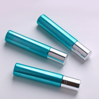 Flacons roll-on UV de luxe en verre bleu pour huile Attar 5ml 10ml