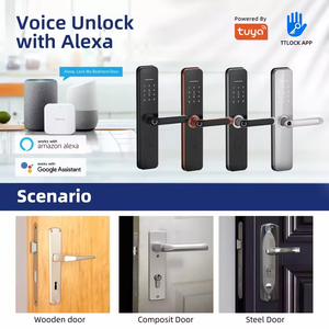 Liliwise Smartdoors <b>Lock</b> Intelligent Cerradura Digital Password Fingerprint Smart Door <b>Lock</b> for Front Door - Product Image 3