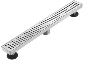 Sifone doccia lineare a incasso certificato US CUPC, 24 pollici, nero, in acciaio inossidabile, spedizione dagli Stati Uniti - Product Image 4