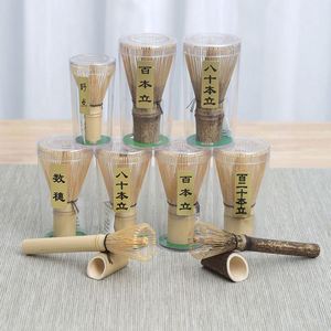 Batidor de Bambú para Matcha Japonés, Cepillo para Mezclar Matcha, Cuchara para Té, Chasen de Bambú de 100 Puntas, Batidor de Matcha con Logotipo Personalizable - Product Image 2