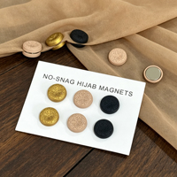 Aimants pour hijab en métal, style rétro classique, épingles de fixation, sécurisées et anti-fuite, pour femmes, universelles quatre saisons