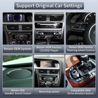 09-16 Linux 8.8" Kablosuz CarPlay Android Auto Araç Radyosu Multimedya Müzik Çalar Ekranı Audi A4 B8 S4 GPS Navigasyon Stereo için