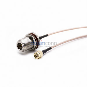 <span class=keywords><strong>N</strong></span> נקבה זכר ל-SMA זכר נקבה מחבר עם RG316 RG178 כבל קואקסיאלי 50ohm 6GHz למערכת תקשורת - Product Image 1