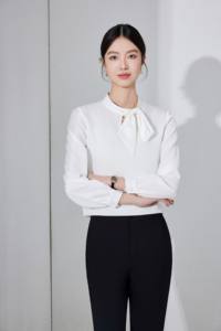 होटल प्रबंधक महिला फ्रंट डेस्क शर्ट आतिथ्य के लिए औपचारिक व्यावसायिक वर्कवेअर वर्दी - Product Image 3