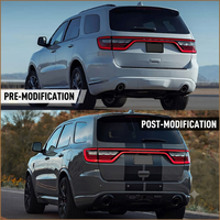 Kit de pare-chocs avant de style SRT pour Dodge Durango 2021 2022 2023 2024 2025, kit de carrosserie, jupes latérales, kit de mise à niveau extérieur