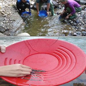 Bandeja de Plástico Verde para Lavado de Oro 0722, Lavador de Arena Portátil para Lavar Oro a Mano con Rebordes y Divisores Centrales - Product Image 2