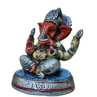 Лидер продаж, статуэтка Ганеша из смолы, статуэтка Властелина сидящего Ганеша, Индийский Бог, Hinduism, идол Ганеша 4,5 дюйма