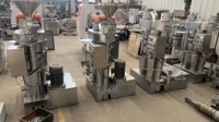 Équipement de traitement de la masse de cacao en acier inoxydable 260, presse hydraulique à huile de cacao