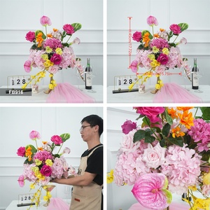 Long-Lasting Table Centerpiece Flower ball for <b>Christmas</b> Office Wedding Back to School Outdoor Decoration - Product Image 2