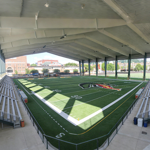 สนามกีฬาสำเร็จรูป ทนทานต่อแผ่นดินไหว ลานสเก็ตน้ำแข็ง โครงสร้างกว้าง ส่งออกโดยตรง โครงสร้างแข็งแรง ระบายอากาศได้ดี คานแข็งแรง - Product Image 1