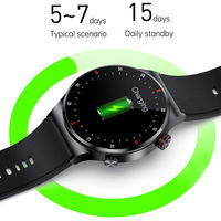 Vente Chaude LIGE BW0382 Montre Intelligente de Mode pour Hommes à Écran Tactile Complet pour Android IOS, Appels, Sport, Fitness, Chronographe