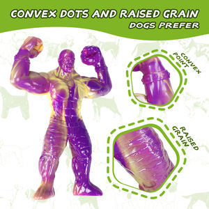 Extreem Taai Huisdier Kauwspeelgoed Muscle Warrior Nylon Interactie Te Verlichten Verveling Kauwen Schone Tanden Hond Kauwen Speelgoed Voor Agressieve Kauwers - Product Image 5