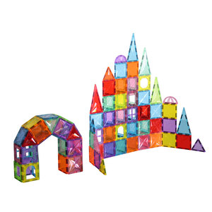 Jouets de construction magnétiques <span class=keywords><strong>Maison</strong></span> de princesse pour filles, jouets pour filles de 3, 4 et 5 ans, jouets de construction STEM pour enfants - Product Image 6