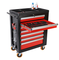 Chariot à outils mobile en métal avec tiroirs de rangement pour garage, armoire à outils